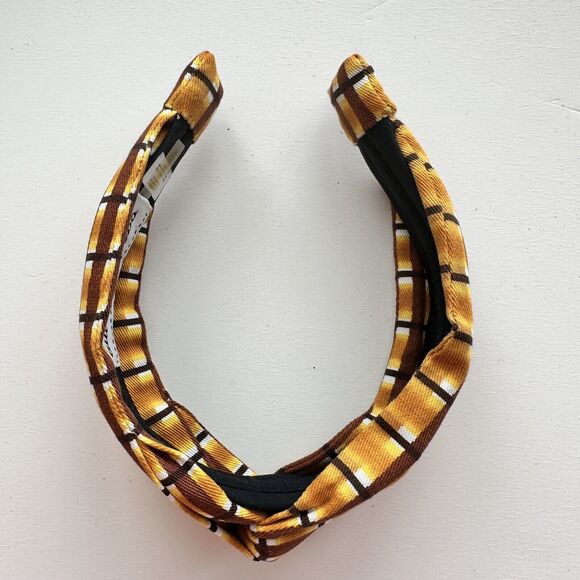 Autumn Adeigbo Pattern Printed Fabric Twisted Knot Shape Knot Headband - Picture 3 of 7